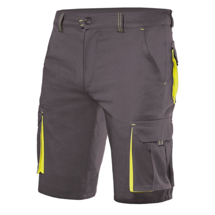 Bermuda multibolsillo strech bicolor