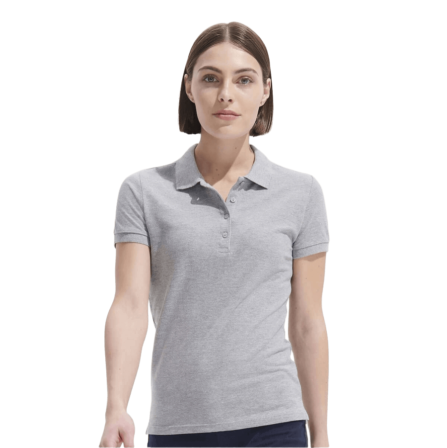 Polo manga corta entallado, 100% algodón