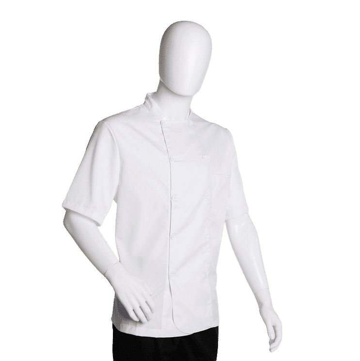 Chaqueta básica de cocina manga corta