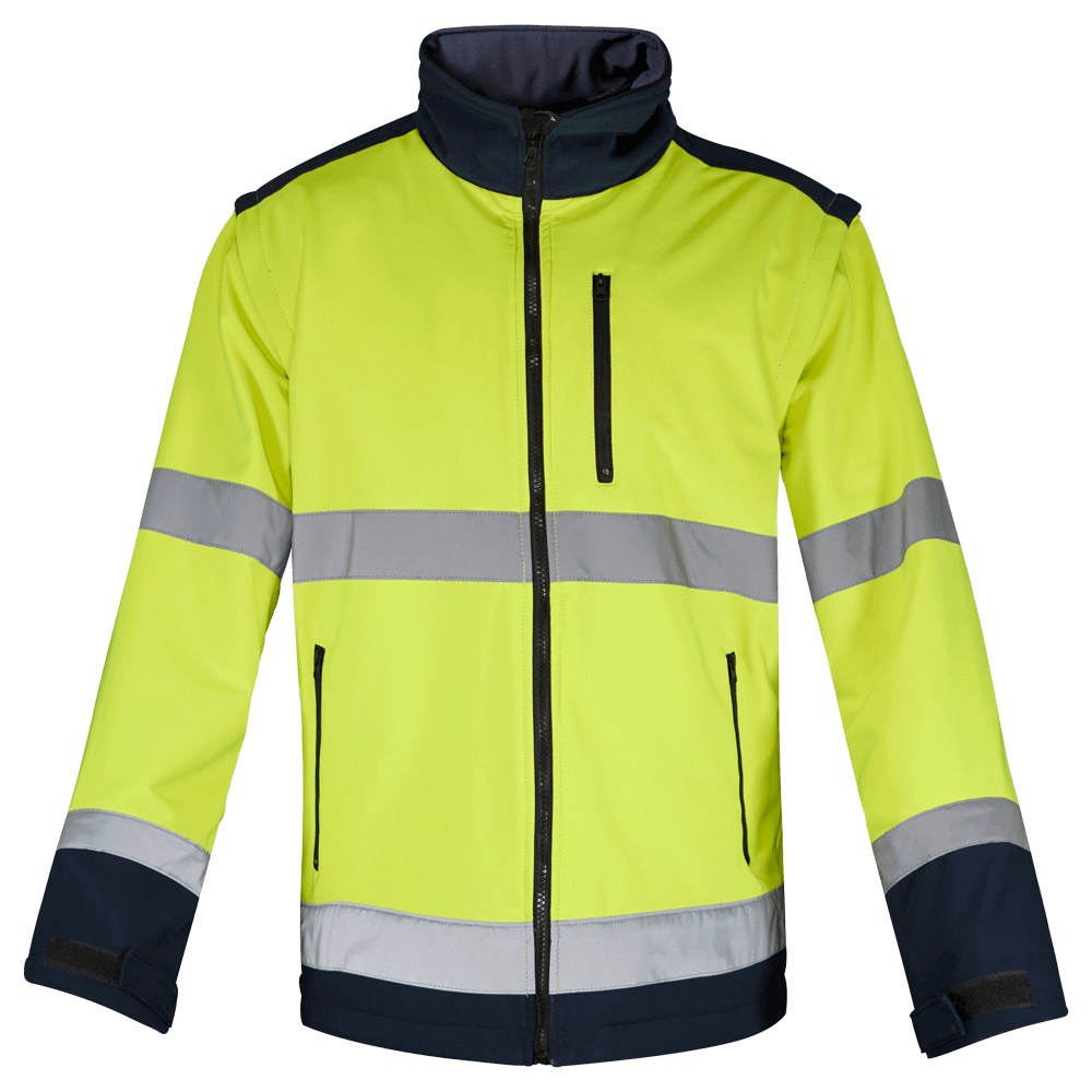Chaqueta mangas desmontables Alta visibilidad