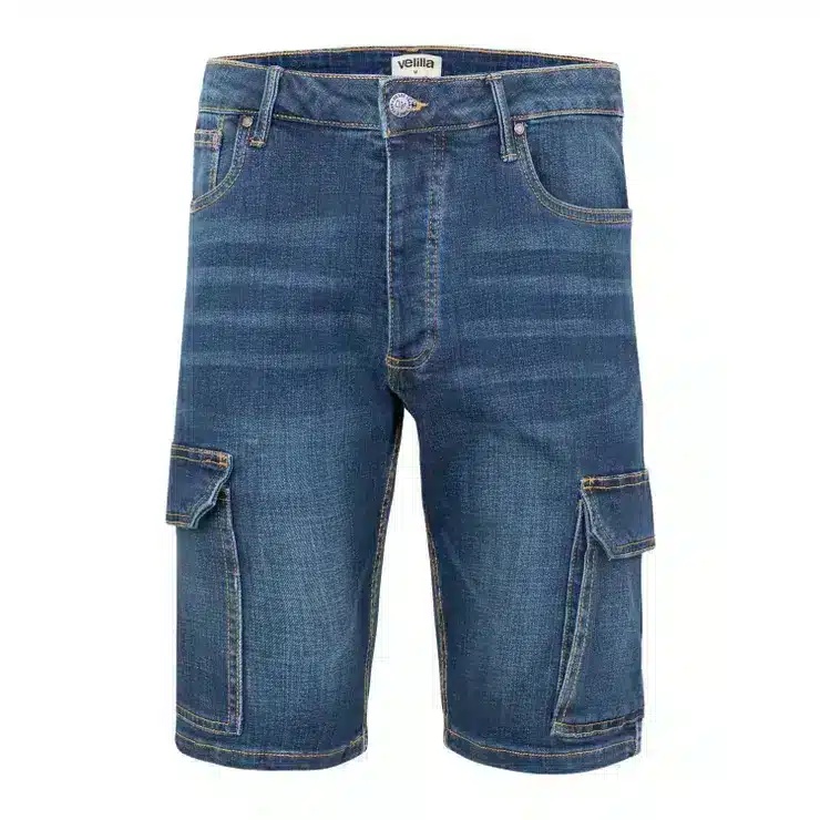 Bermuda Denim Strech Multibolsillos