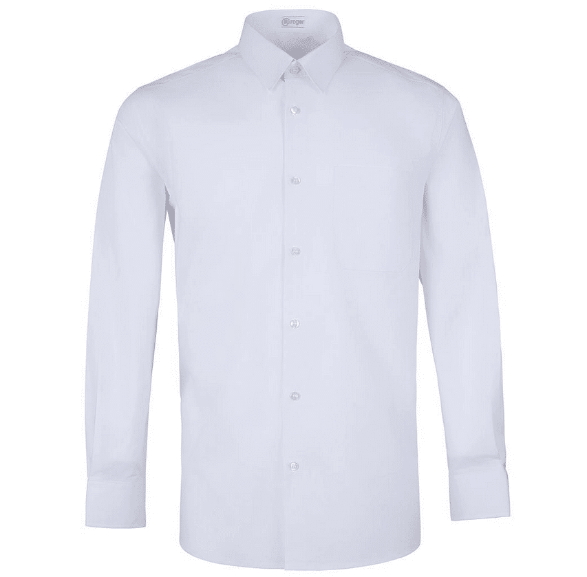Camisa Hombre Cuello Camisero Manga Larga Regular Fit